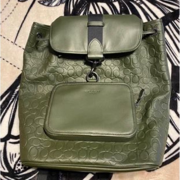 Green coach backpack - Picture 1 of 6